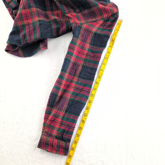 American Eagle NWT Holiday Flannel Plaid Button Down Long Sleeve Women's Small - Picture 8 of 9